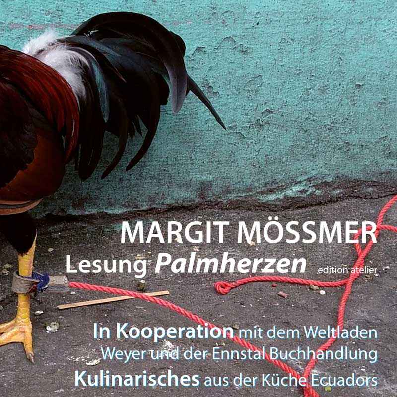 Lesung | Margit Mössmer liest aus ihrem Roman PALMHERZEN